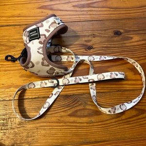 Woof + Ween harness & leash set